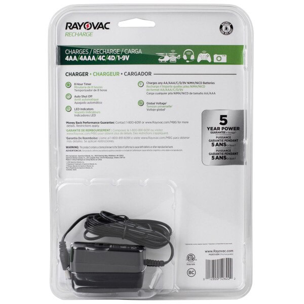 Rayovac PS203 GEN Universal Battery Charger